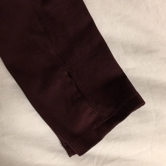 Nike Dri-Fit Running Long Sleeve T-Shirt M Wine - Picture 4 of 5